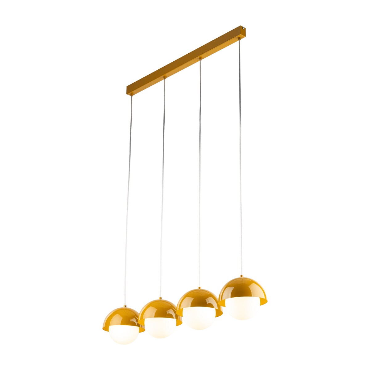 Lampa wisząca TK Lighting BONO OCHRA 10267 4xG9 ochra-biała regulowana do salonu i jadalni