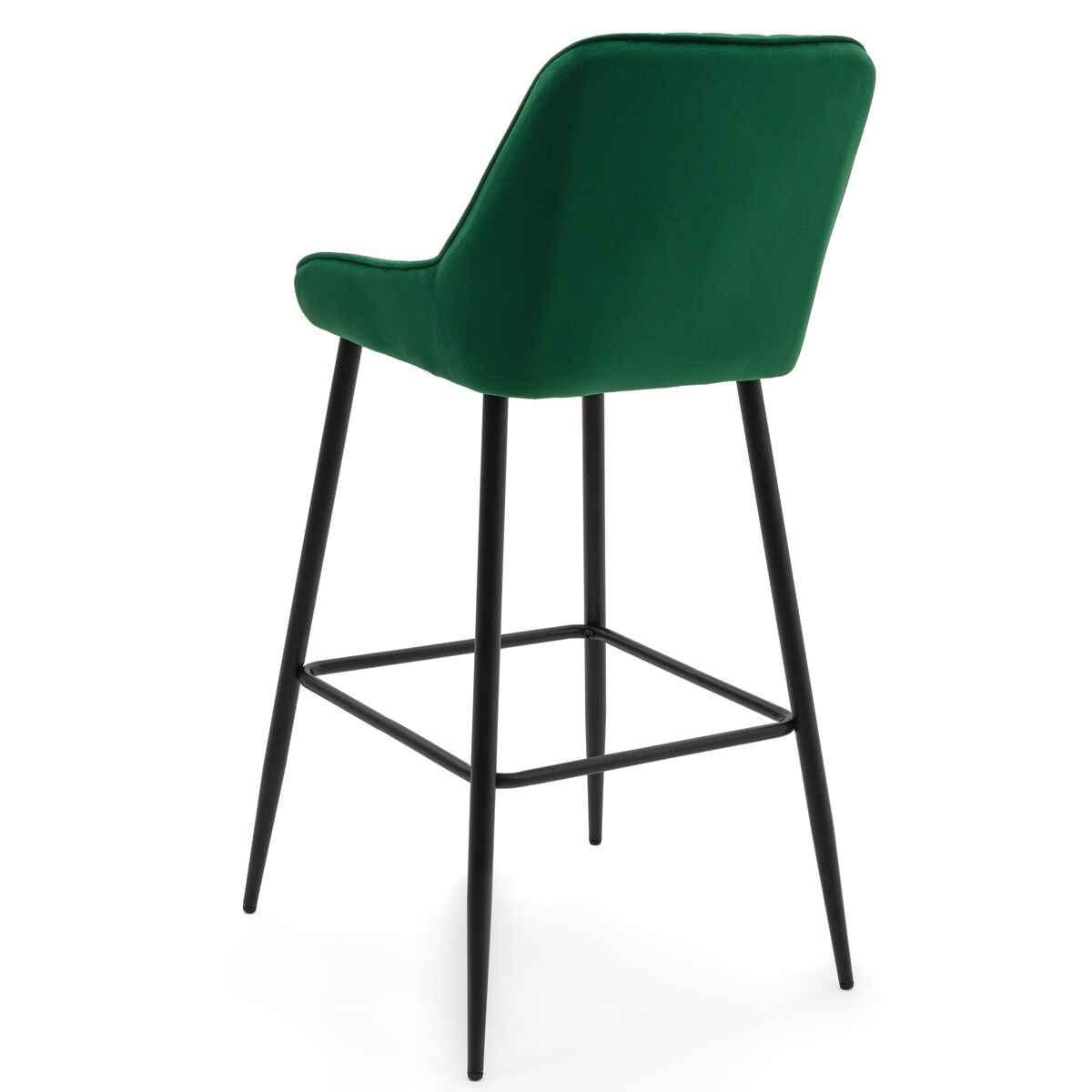 Hoker tapicerowany welurowy do salonu jadalni barowy glamour PASSO