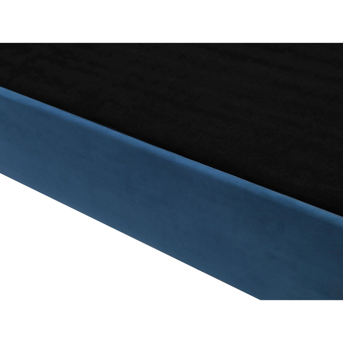 Sofa 3-osobowa welurowa ciemnoniebieska SKIEN