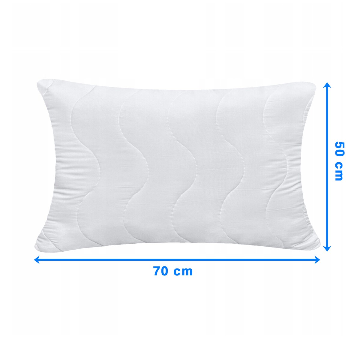 Poduszka Do Spania 50X70 Pikowana Antyalergiczna Mikrofibra Oddychająca