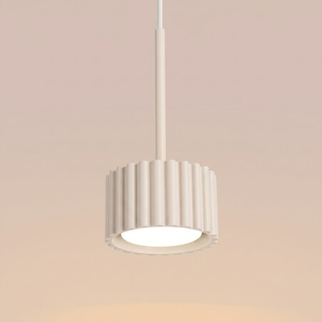 Lampa wisząca AURA 1 beżowa Gx53
