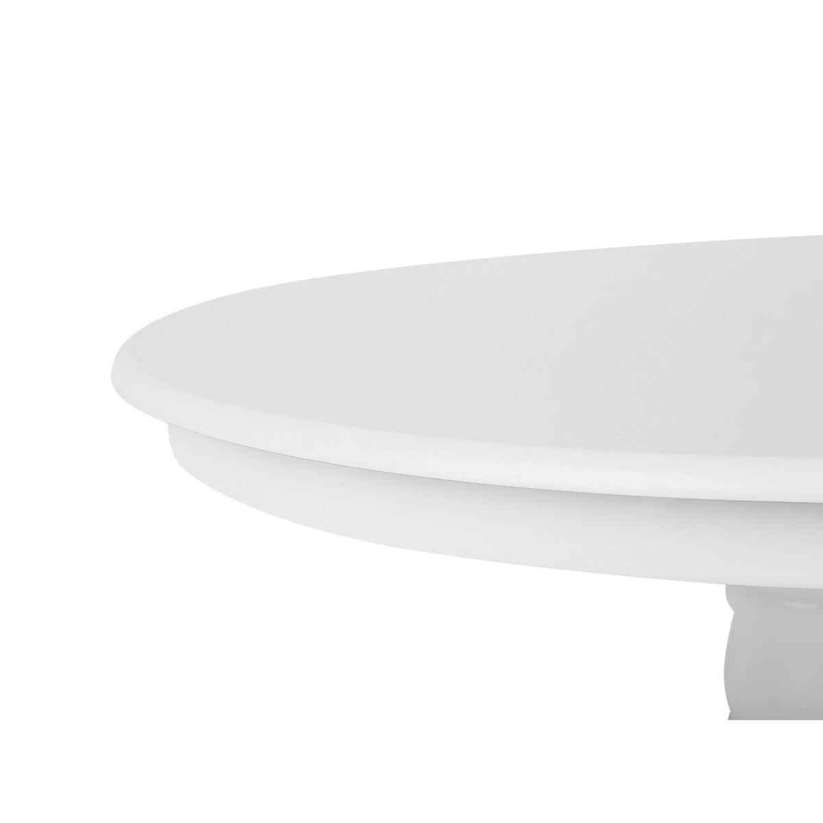 Stół do jadalni okrągły 100 cm biały AKRON