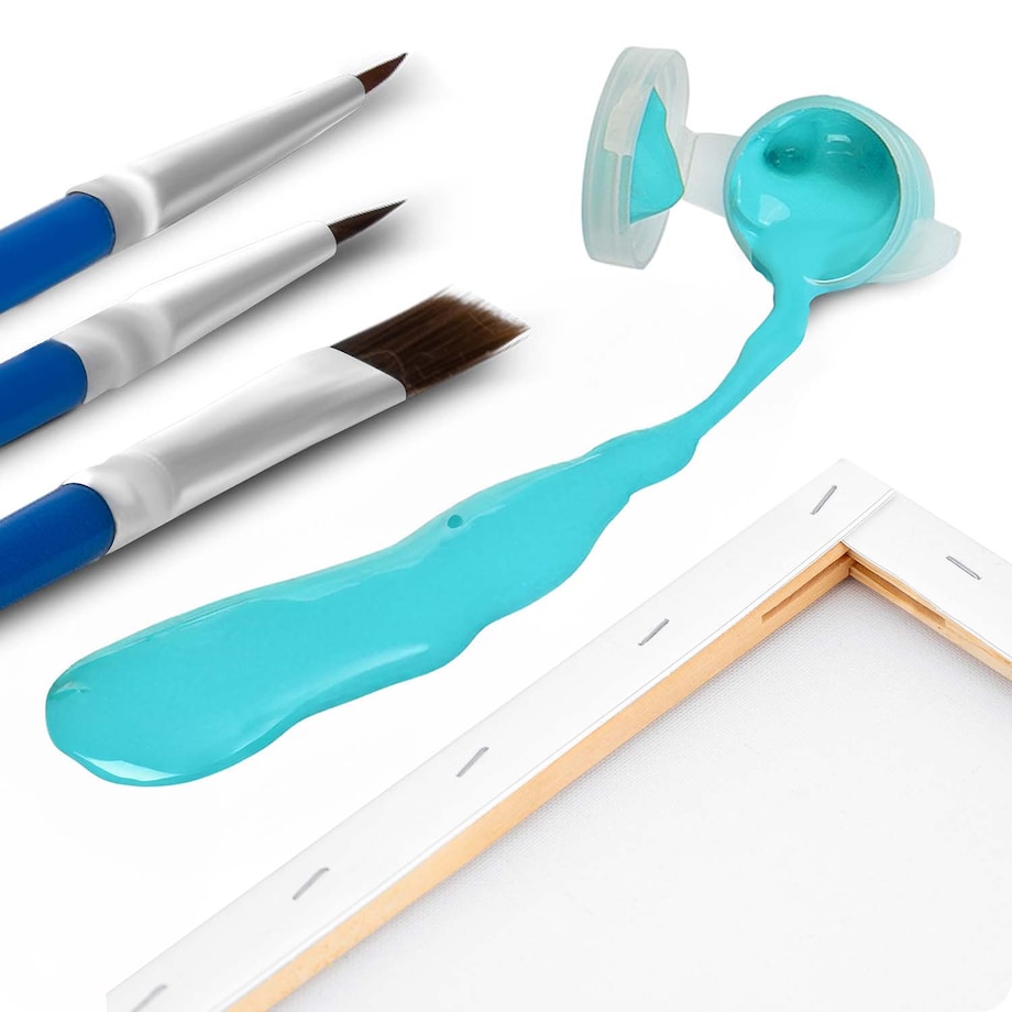 Malowanie po numerach obraz z ramą 40x50 Żółwik Massido