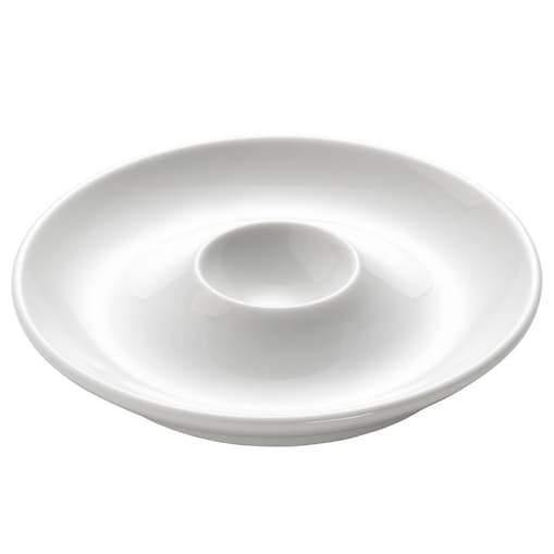 Kieliszek do jajka Round, biały, 12,5 cm, wys. 2,5 cm