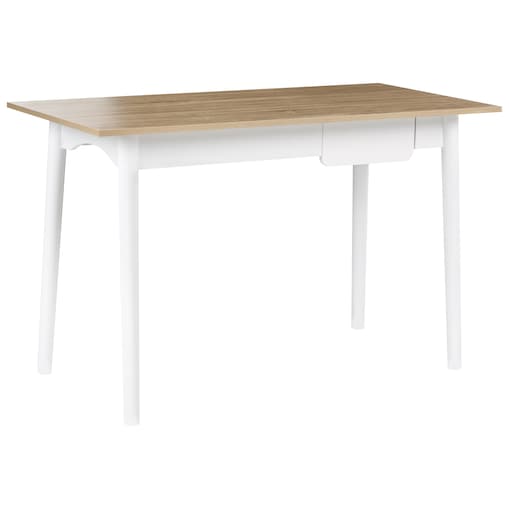 Biurko VITRION 120 cm 60 cm Jasny brąz/ biały