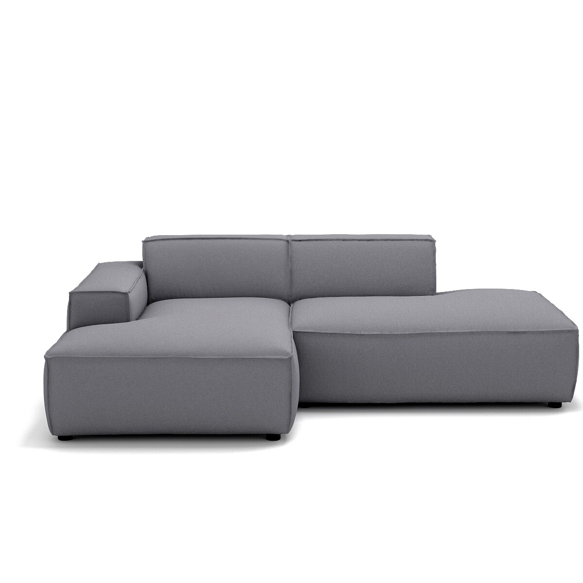 Narożnik otwarty lewy Modularis - Szary Welur