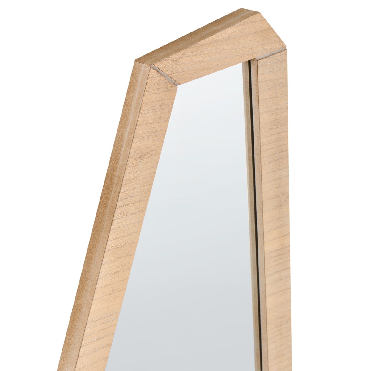 Lustro ścienne CHANU 44 cm 104 cm Jasnobrązowy