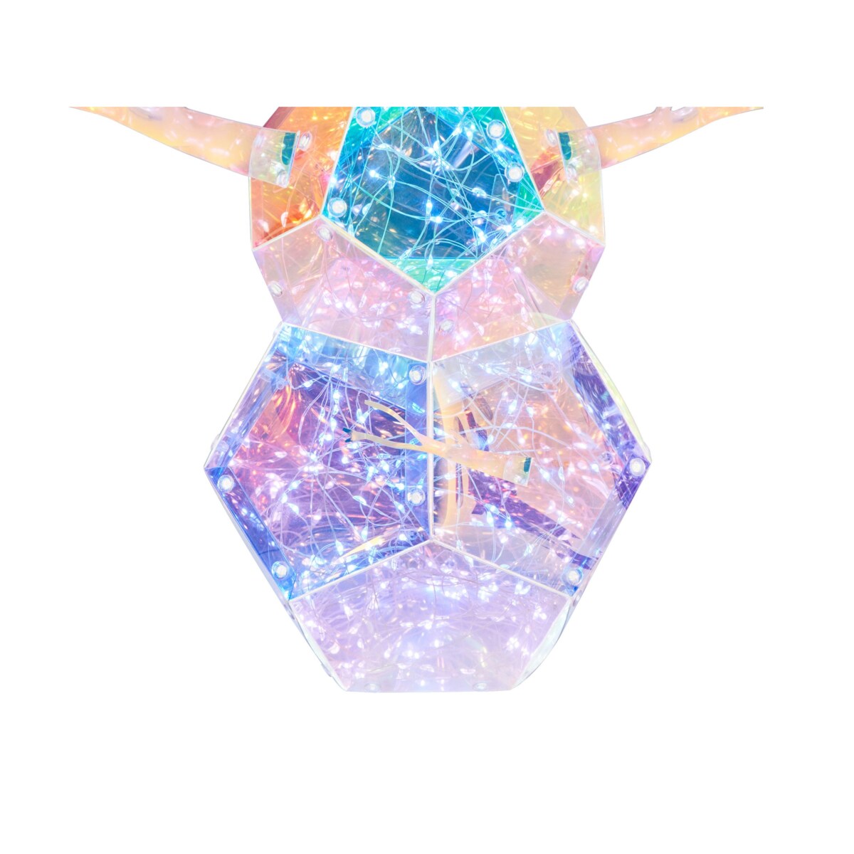 Dekoracja LED bałwan 43 cm wielokolorowy ARCTICA