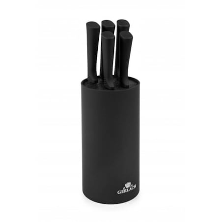 Gerlach Zestaw Noży w Bloku Smart Black
