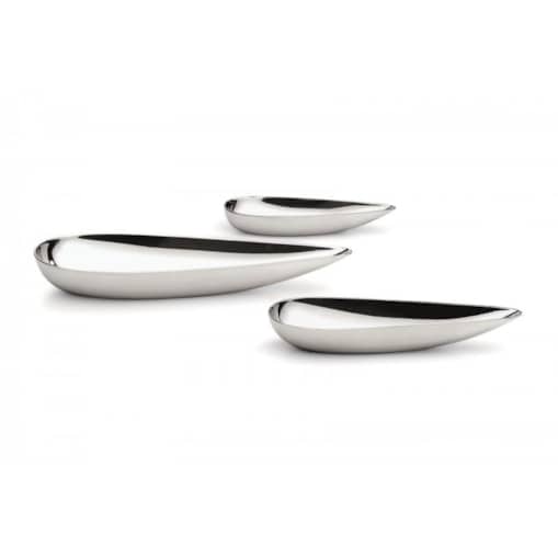 Zestaw 3 miseczek BLOB - stal nierdzewna polerowana