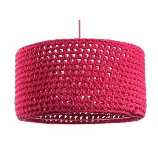 Lampa wisząca COTTON 40 czerwona