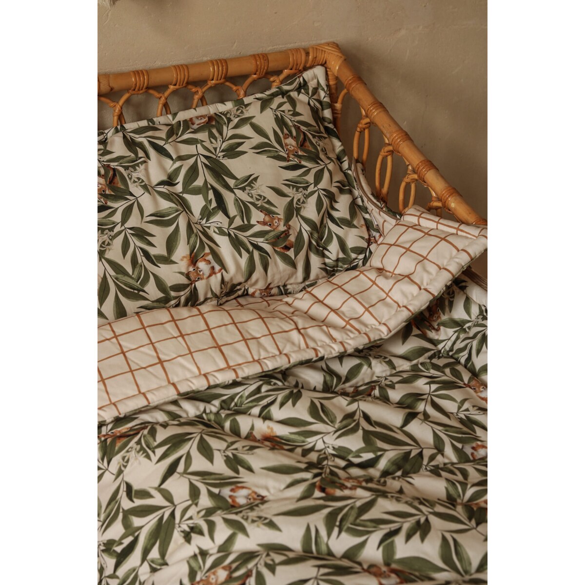 Śpiwór z poduszką woodland