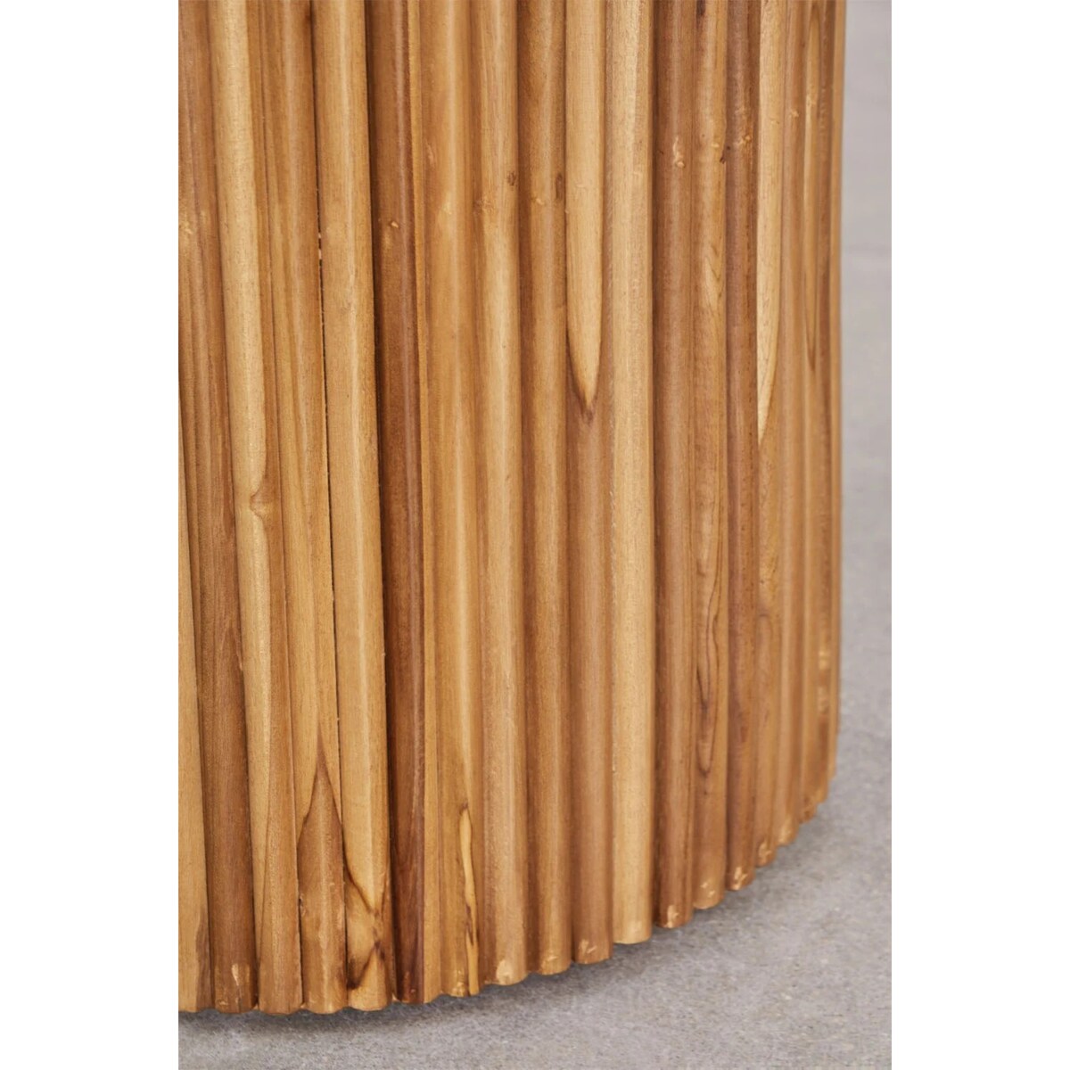 Okrągły stół z drewna tekowego 120 cm Istra