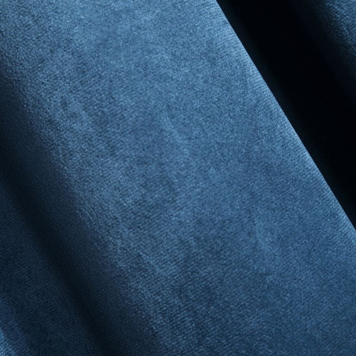 Zasłona Przelotki Welwet Welur 140 x 250 cm Granatowa Półzaciemniająca