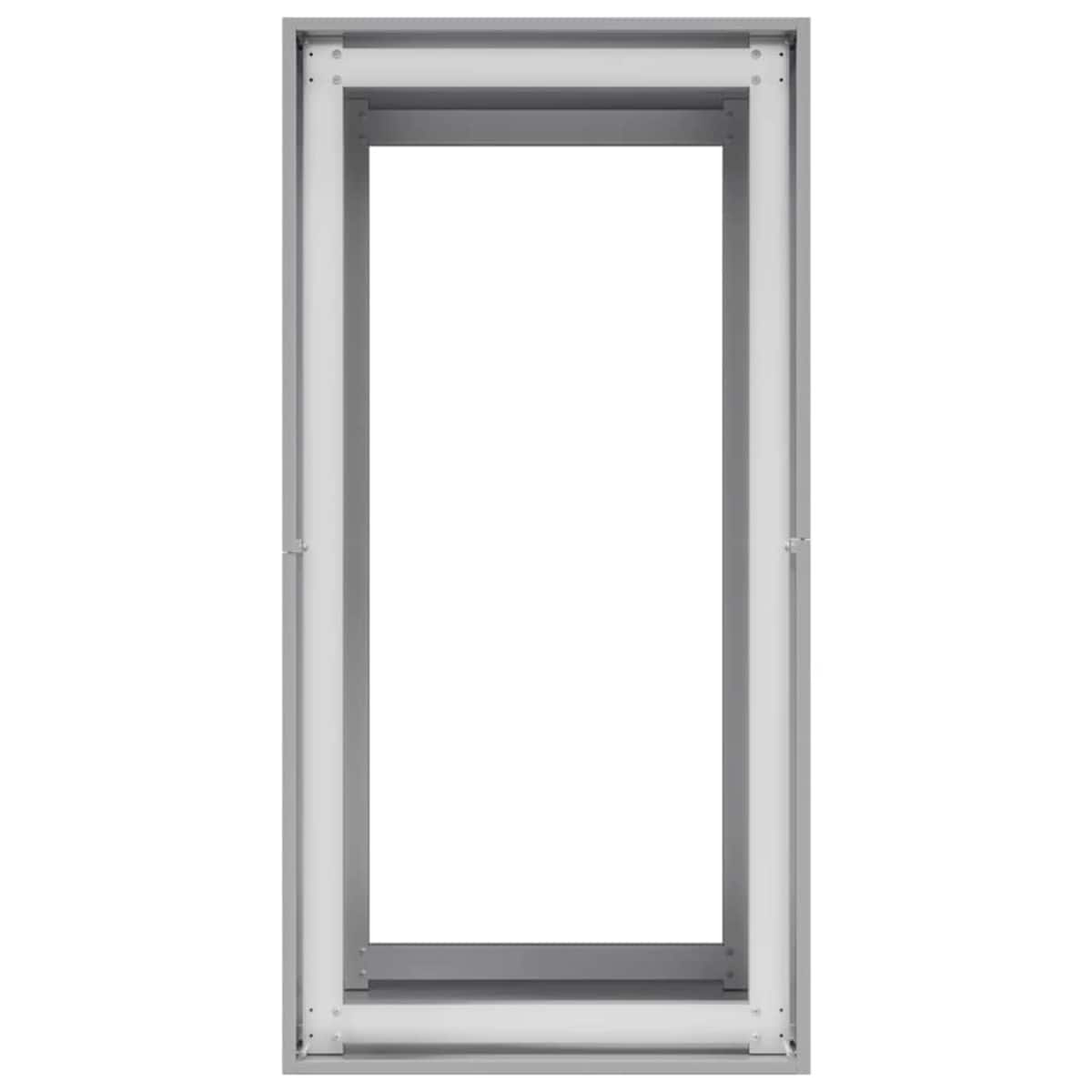 vidaXL Doniczka 40x80x80 cm Stal ocynkowana