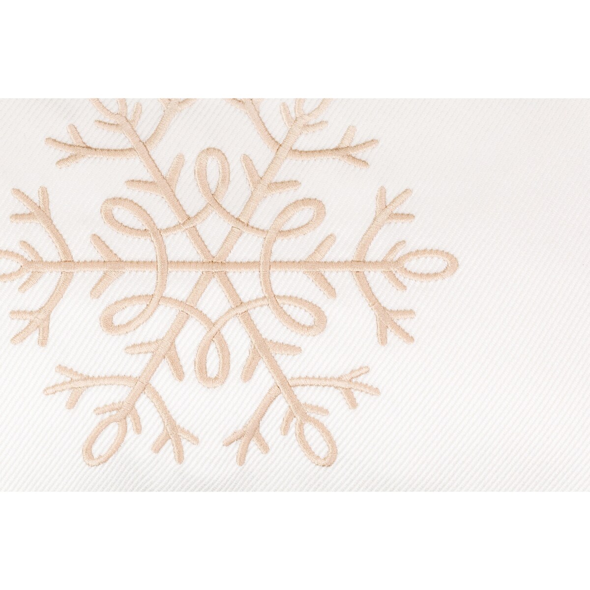 Biała poduszka Twitell 50x30 cm