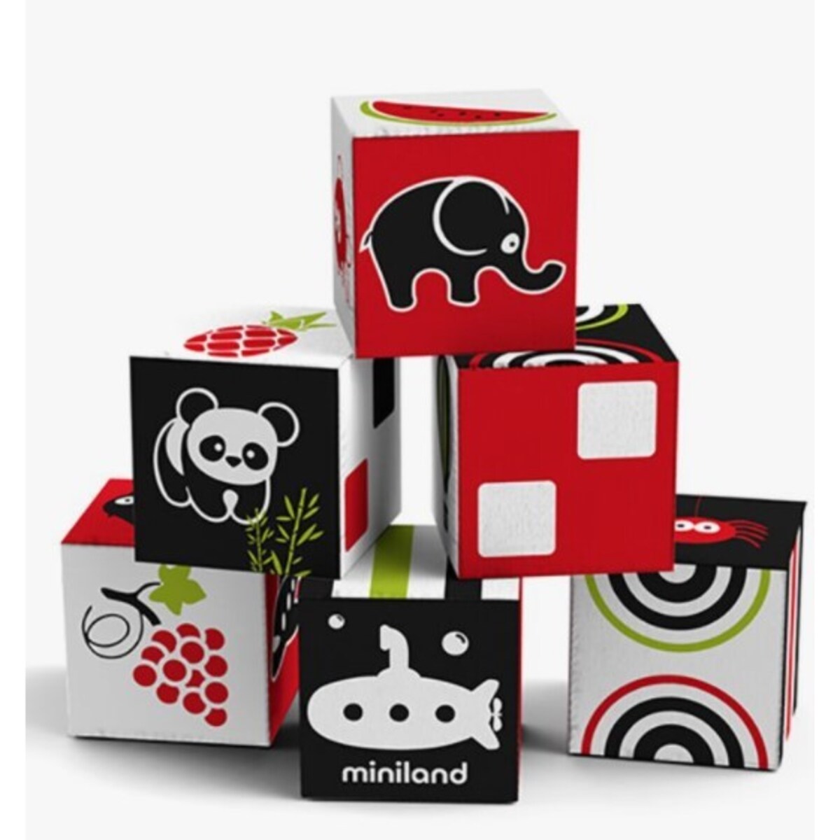 Klocki moje pierwsze zmysły - 6 sztuk