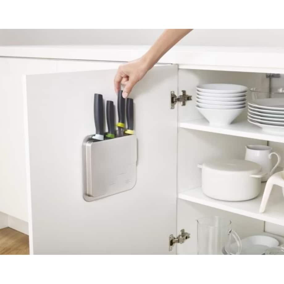 Zestaw noży Elevate w bloku na drzwiczki, 22 x 19 cm, Joseph Joseph