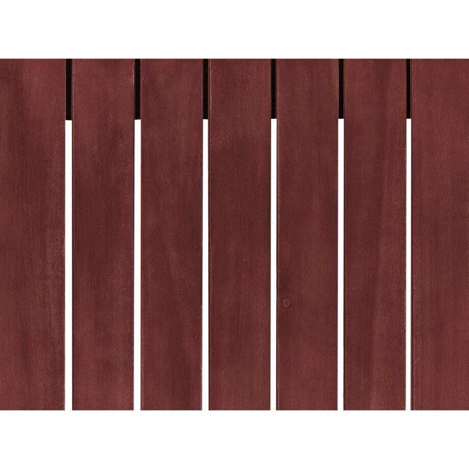 Stolik ogrodowy drewniany 90 x 75 cm mahoniowy brąz TIMOR II