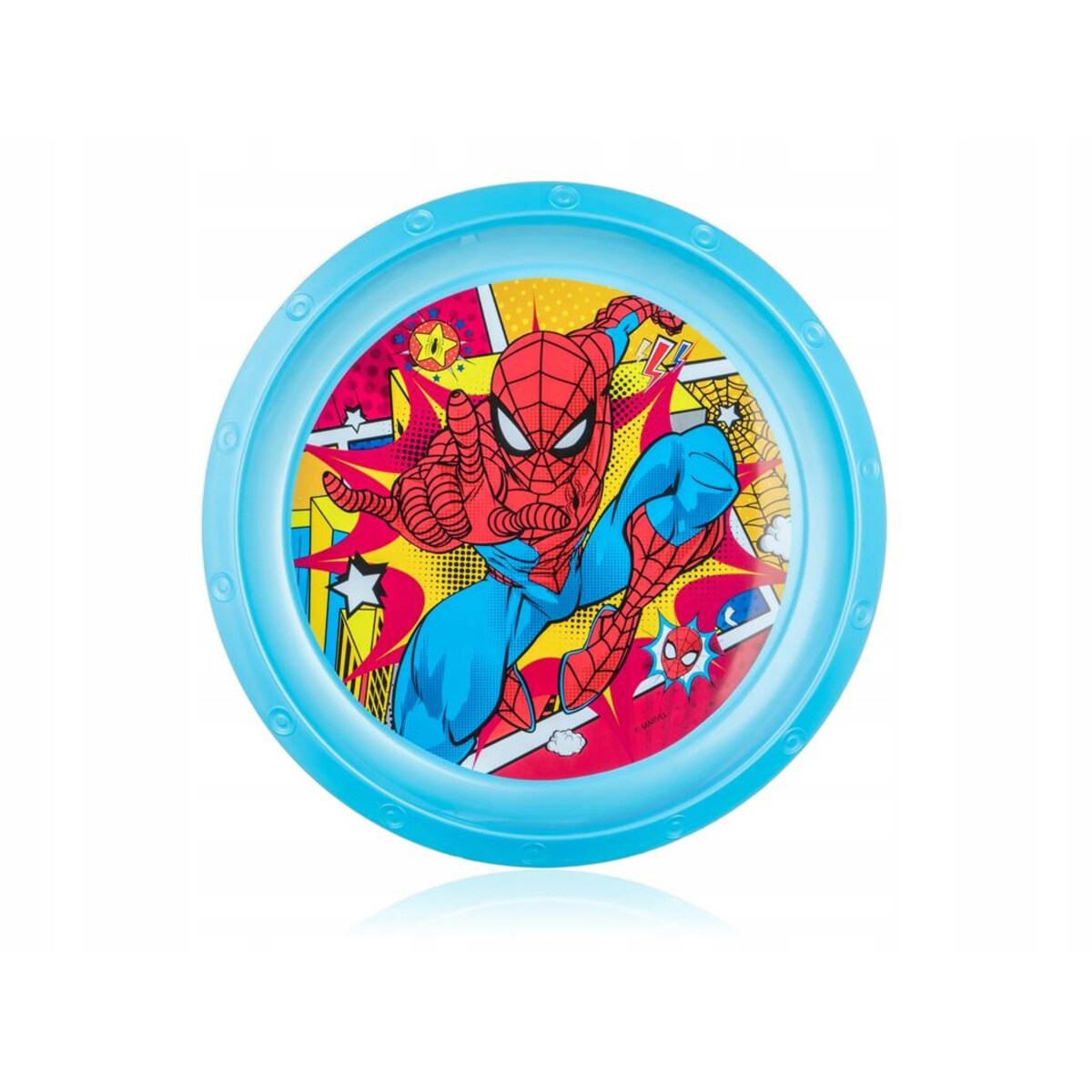 KUBEK TALERZ plastikowy dla dziecka chłopca SPIDERMAN bajka naczynia