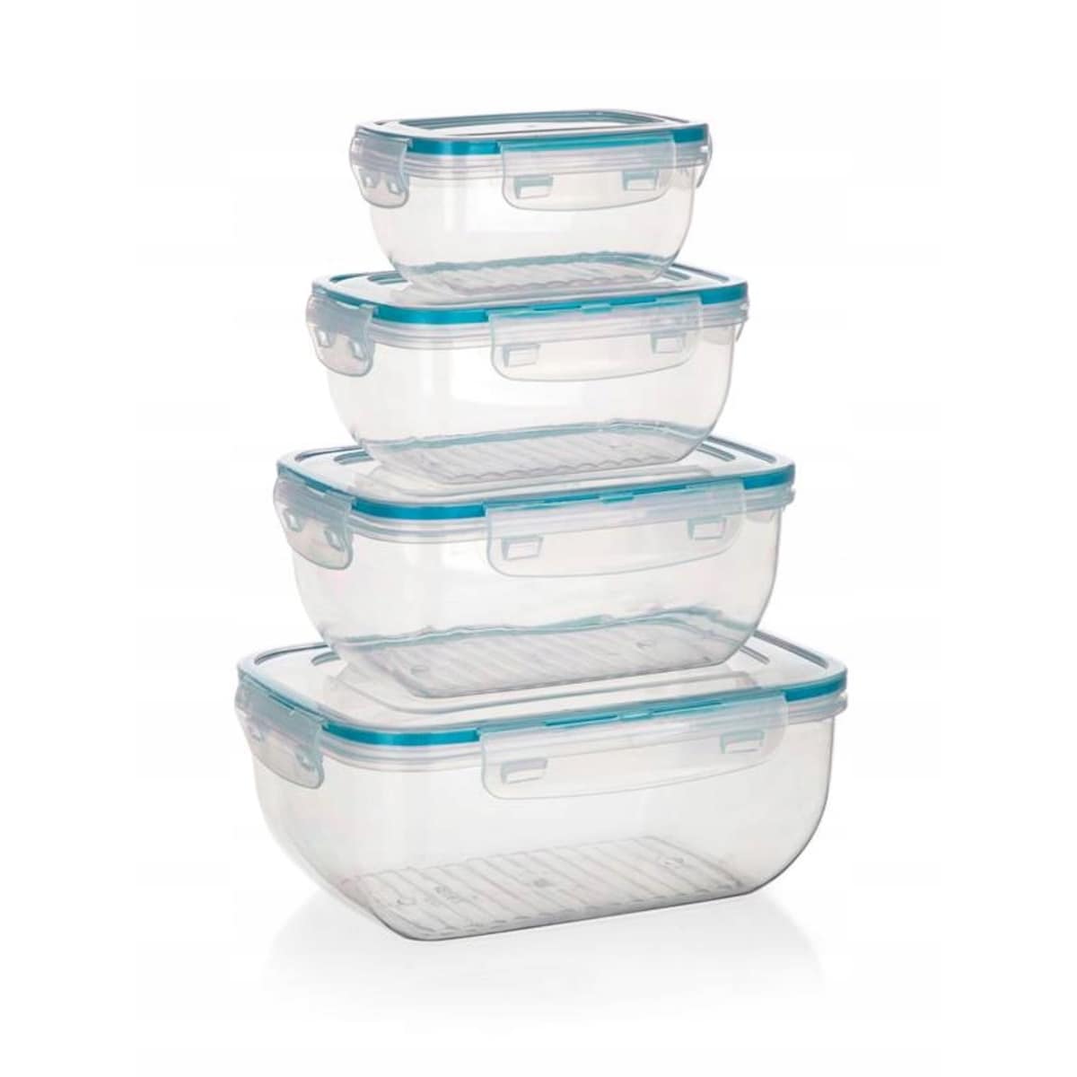 KOMPLET POJEMNIKI PLASTIKOWE na jedzenie żywność przechowywanie lodówki