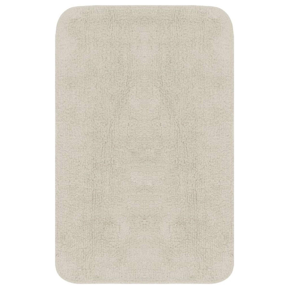 vidaXL 3-częściowy zestaw mat łazienkowych, tkanina, biały