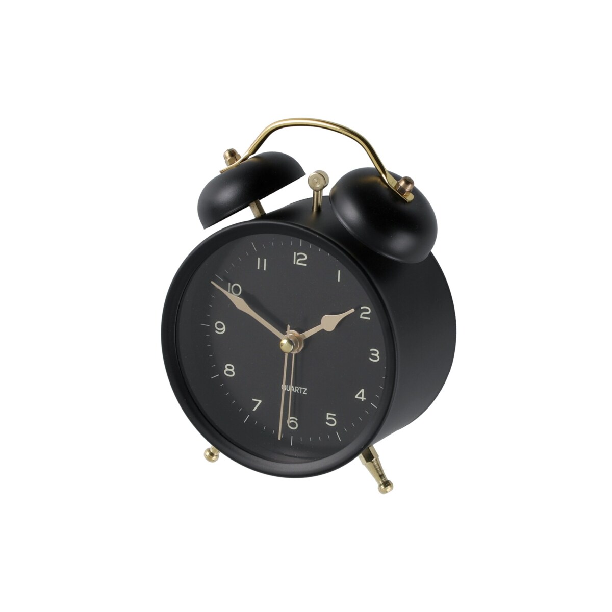 Metalowy zegar z budzikiem SWEET, Ø 9,5 cm