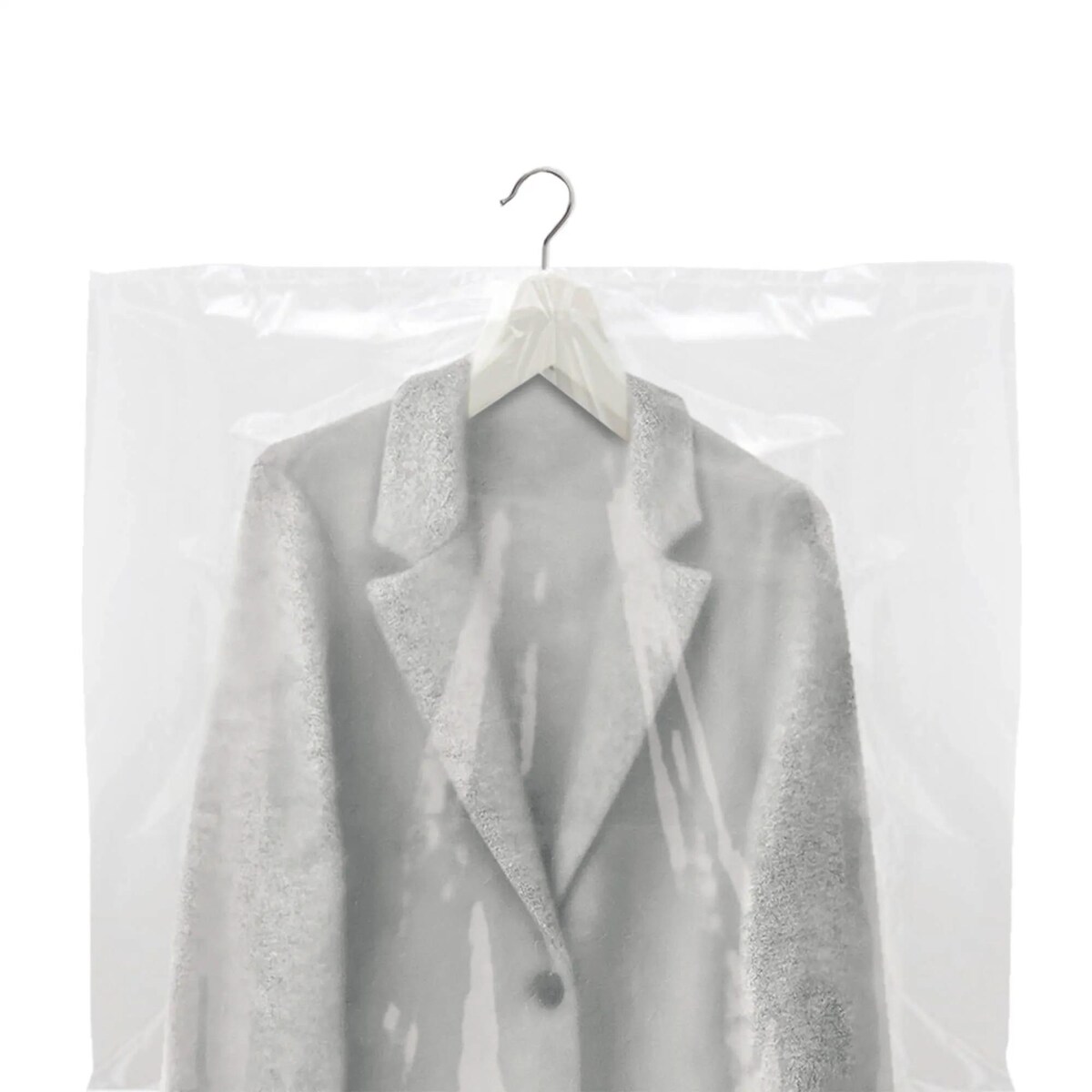 Zestaw 3 przezroczystych pokrowców na odzież L Rayen