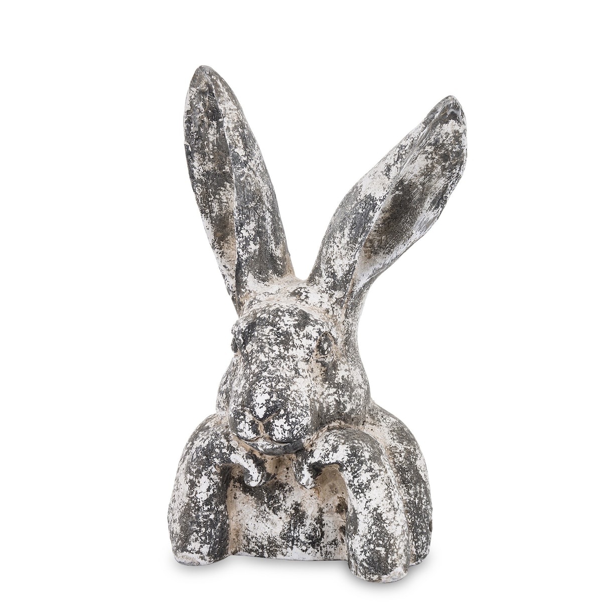 Figurka - szare popiersie królika 30x22x16,5 cm TORINO