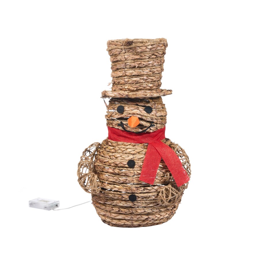 Dekoracja świąteczna LED OLAFSVIK Bałwan 52 cm Naturalny