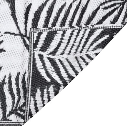 vidaXL Dywan zewnętrzny, ARAKIL czarny, 80 x 250 cm, PP