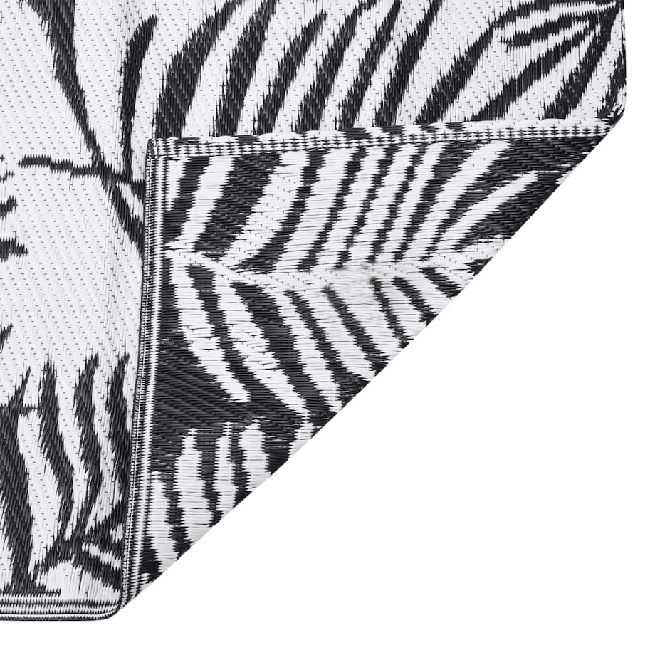 vidaXL Dywan zewnętrzny, ARAKIL czarny, 80 x 250 cm, PP