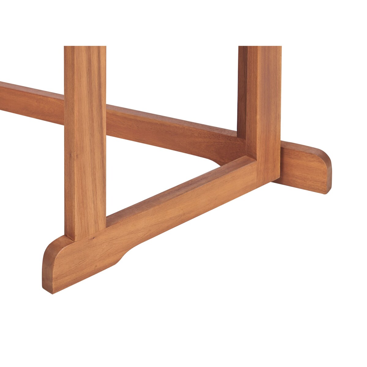 Stolik balkonowy składany akacjowy 110 x 47 cm jasne drewno TREIA