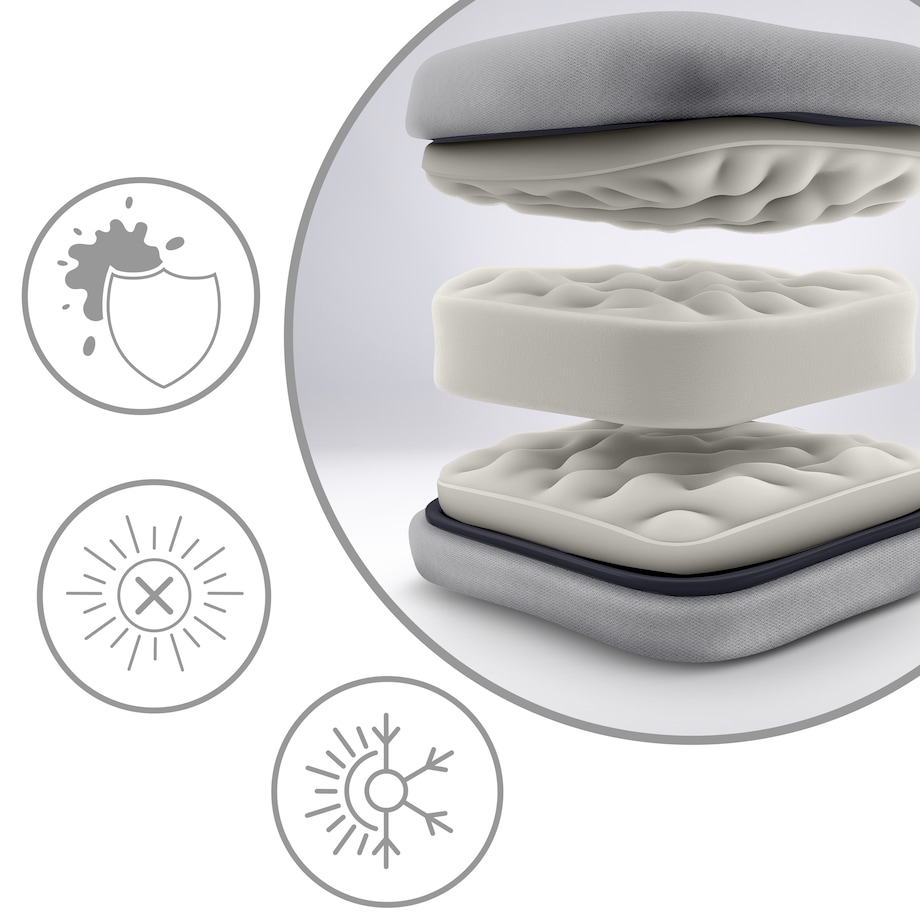 Leżak ogrodowy grawitacyjny z poduszką Sofotel składany fotel na taras balkon 2 szt.