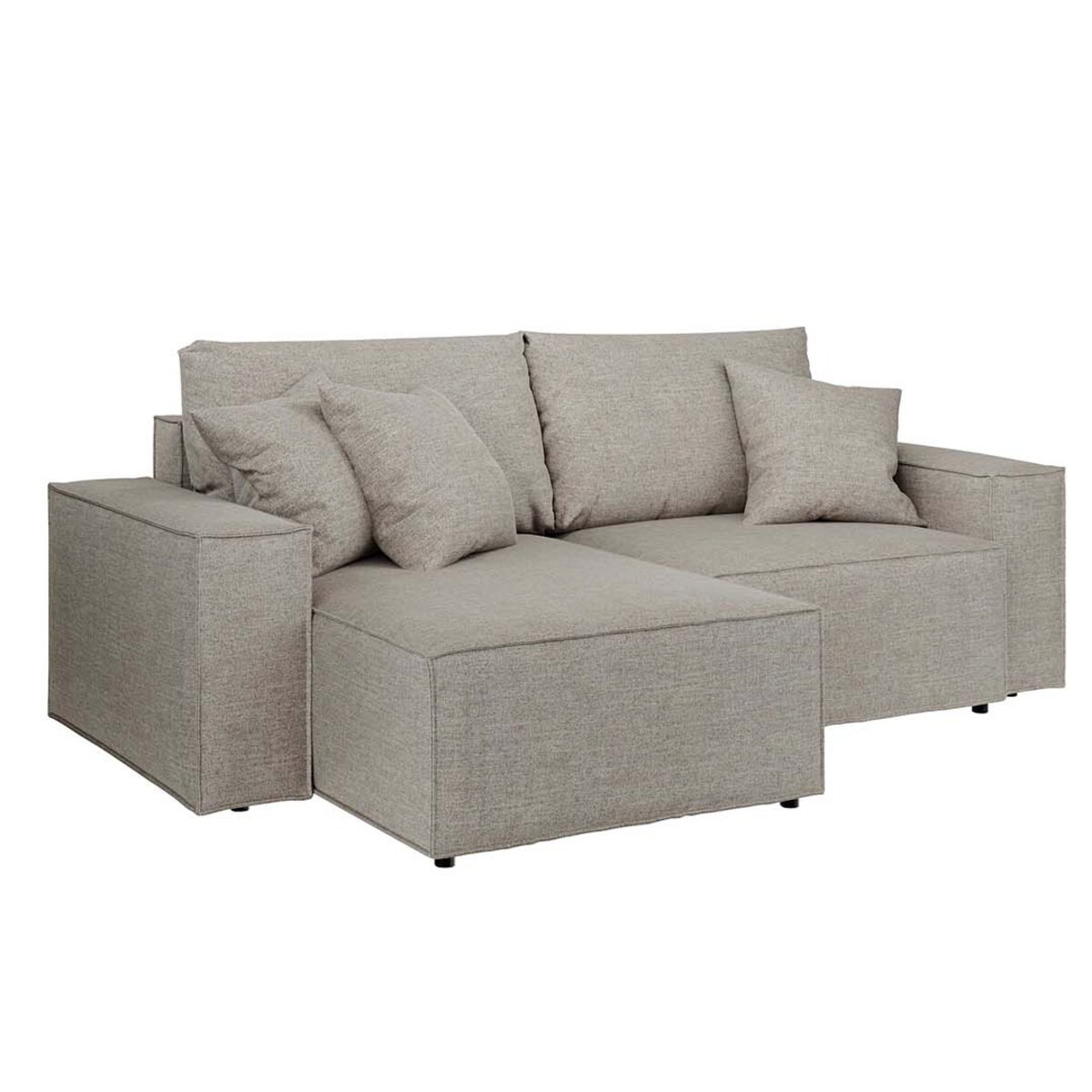 Melow Sofa narożna - jasnoszara