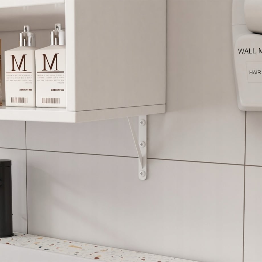 Szafka łazienkowa wisząca ścienna nad pralkę pojemne półki regał loft 64 cm