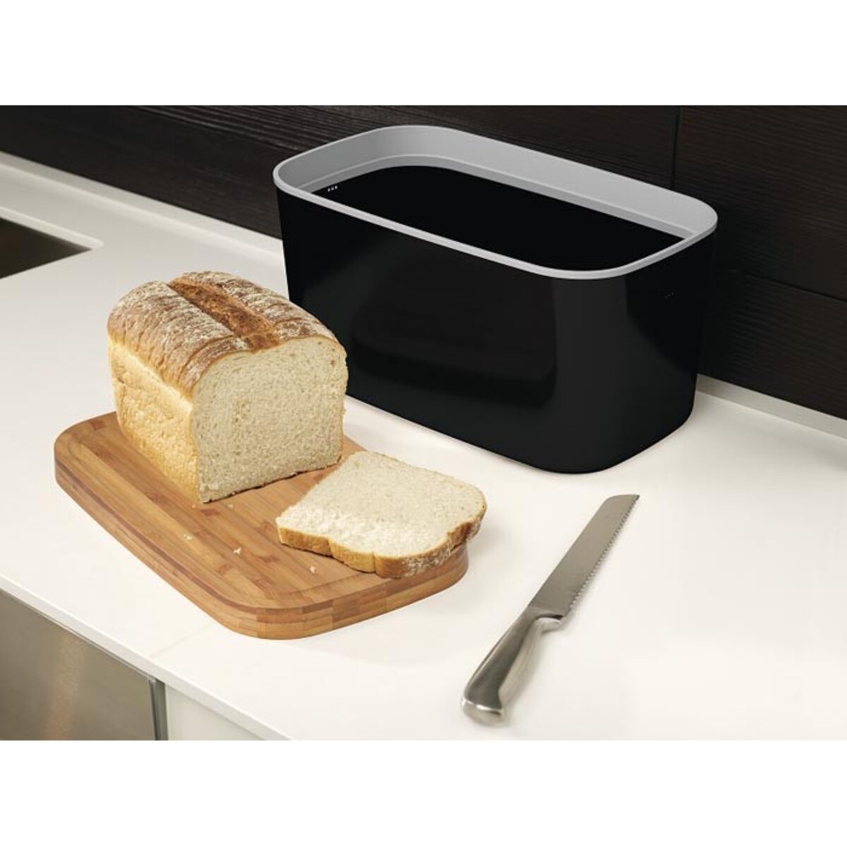 Chlebak Steel Bread Bin Joseph Joseph (czarny) wycofane home&you