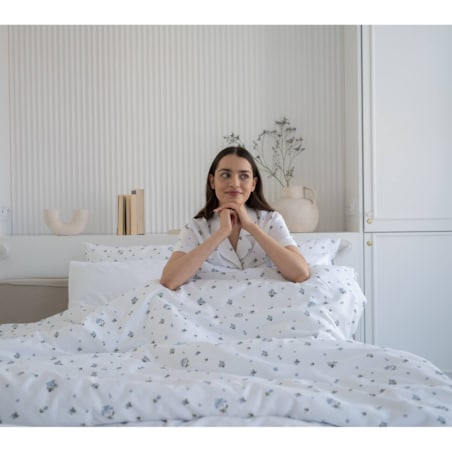 Pościel Niezapominajki 140/200 + 70/80 cm
