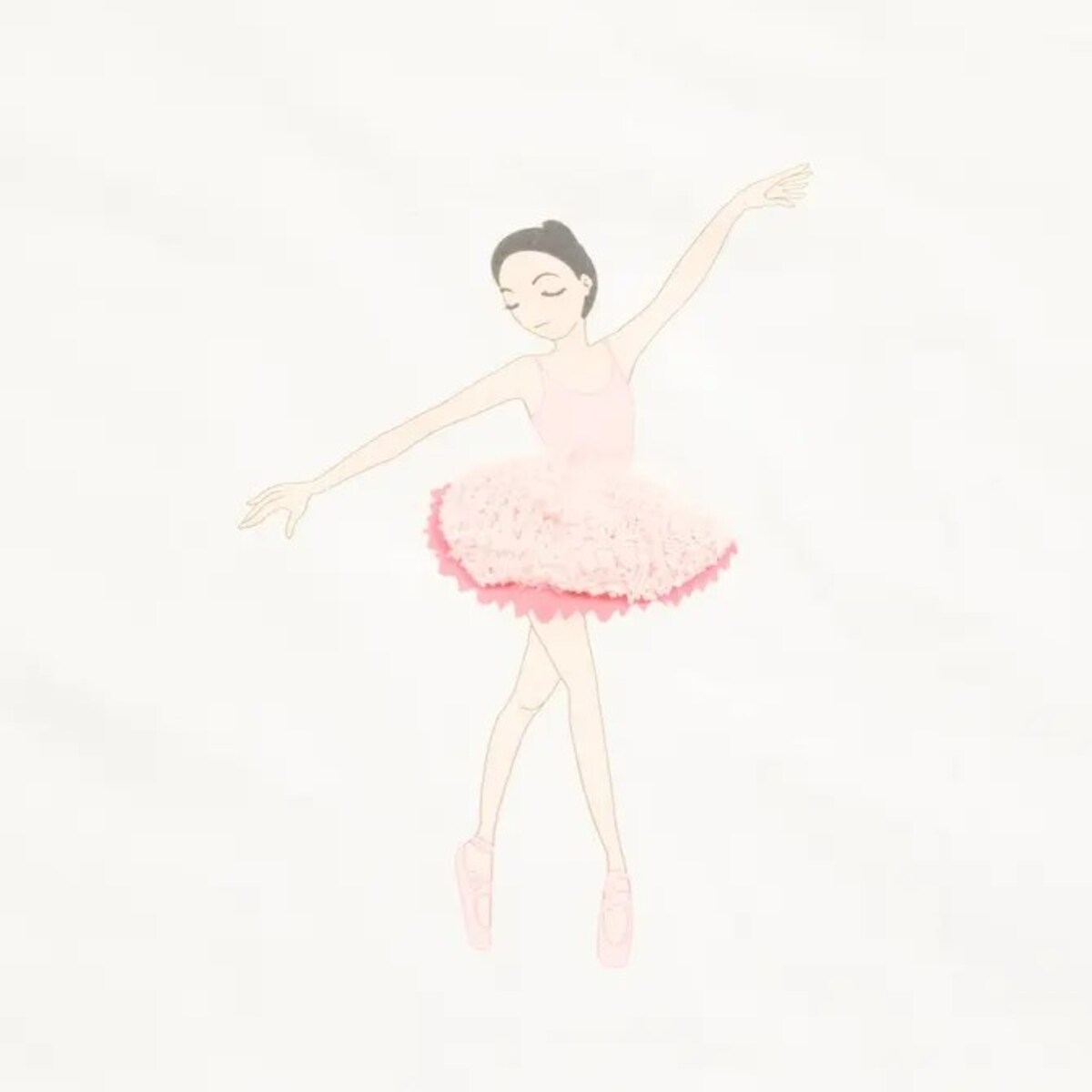 Komplet pościeli dziecięcej Ballet, różowy, 200 x 140 cm