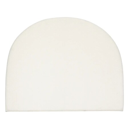 Zagłówek do łóżka bouclé kremowy Masina 160x130 cm