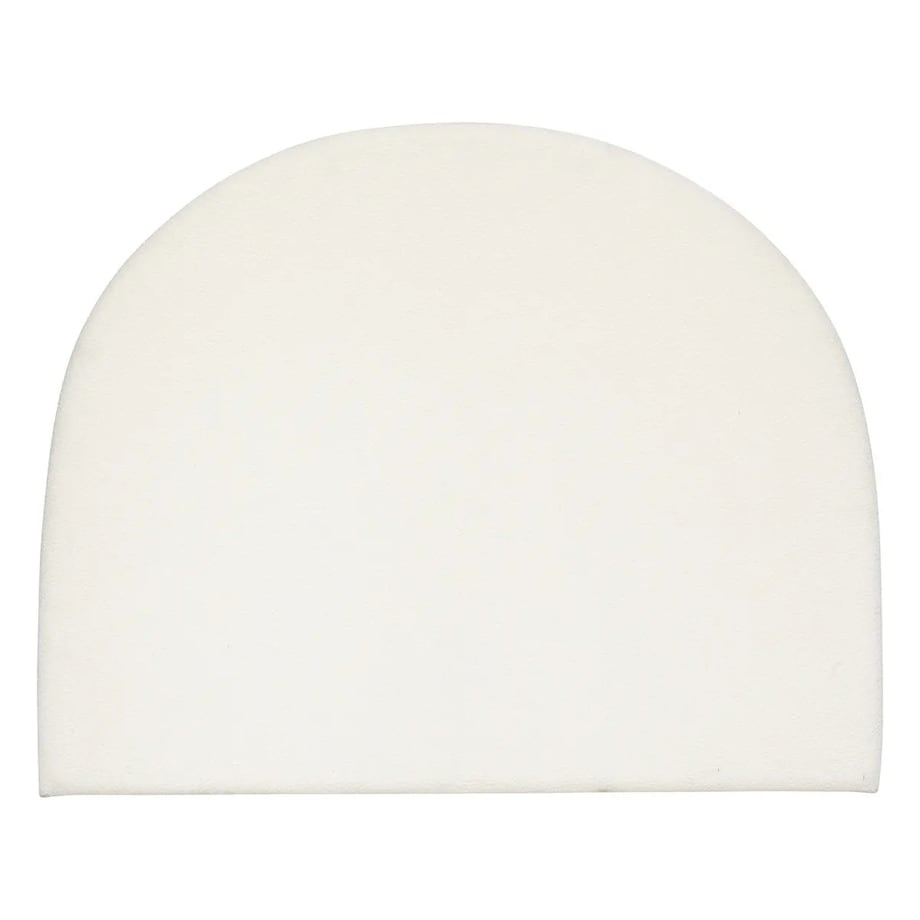 Zagłówek do łóżka bouclé kremowy Masina 160x130 cm