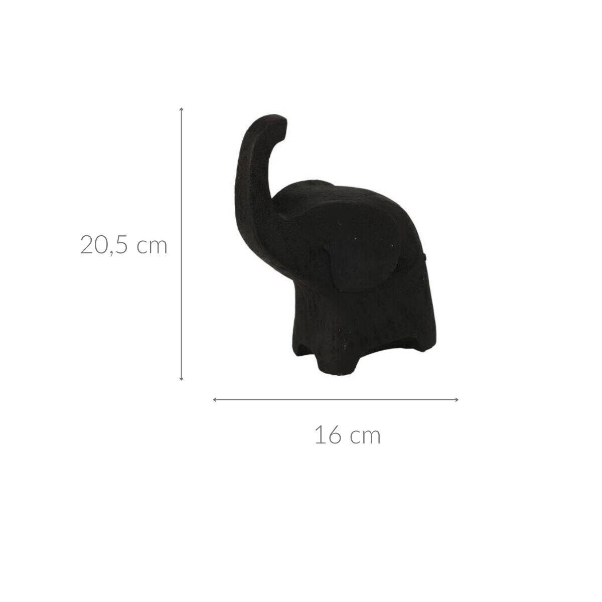 Figurka słoń, ozdoba na półkę, 20 cm
