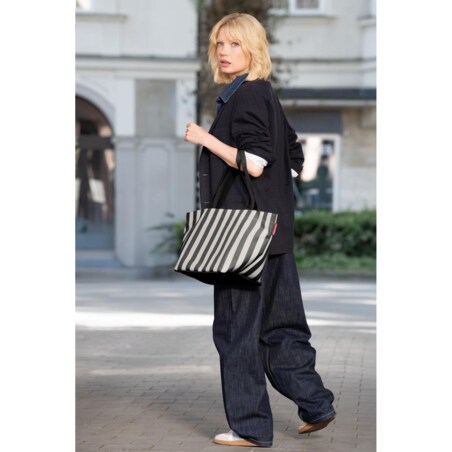 Torba SHOPPER M, summerstripes black