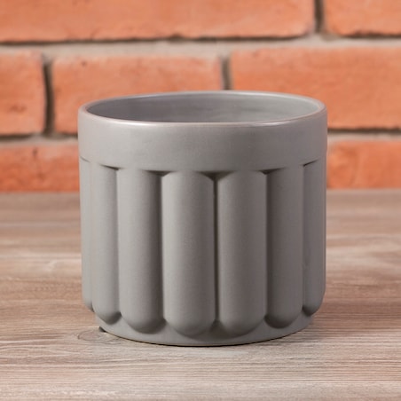DONICA MOLLY ceramiczna szara śr. 15cm