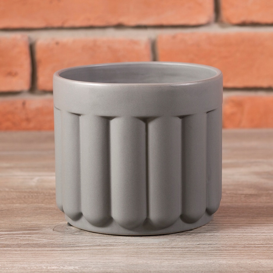 DONICA MOLLY ceramiczna szara śr. 15cm
