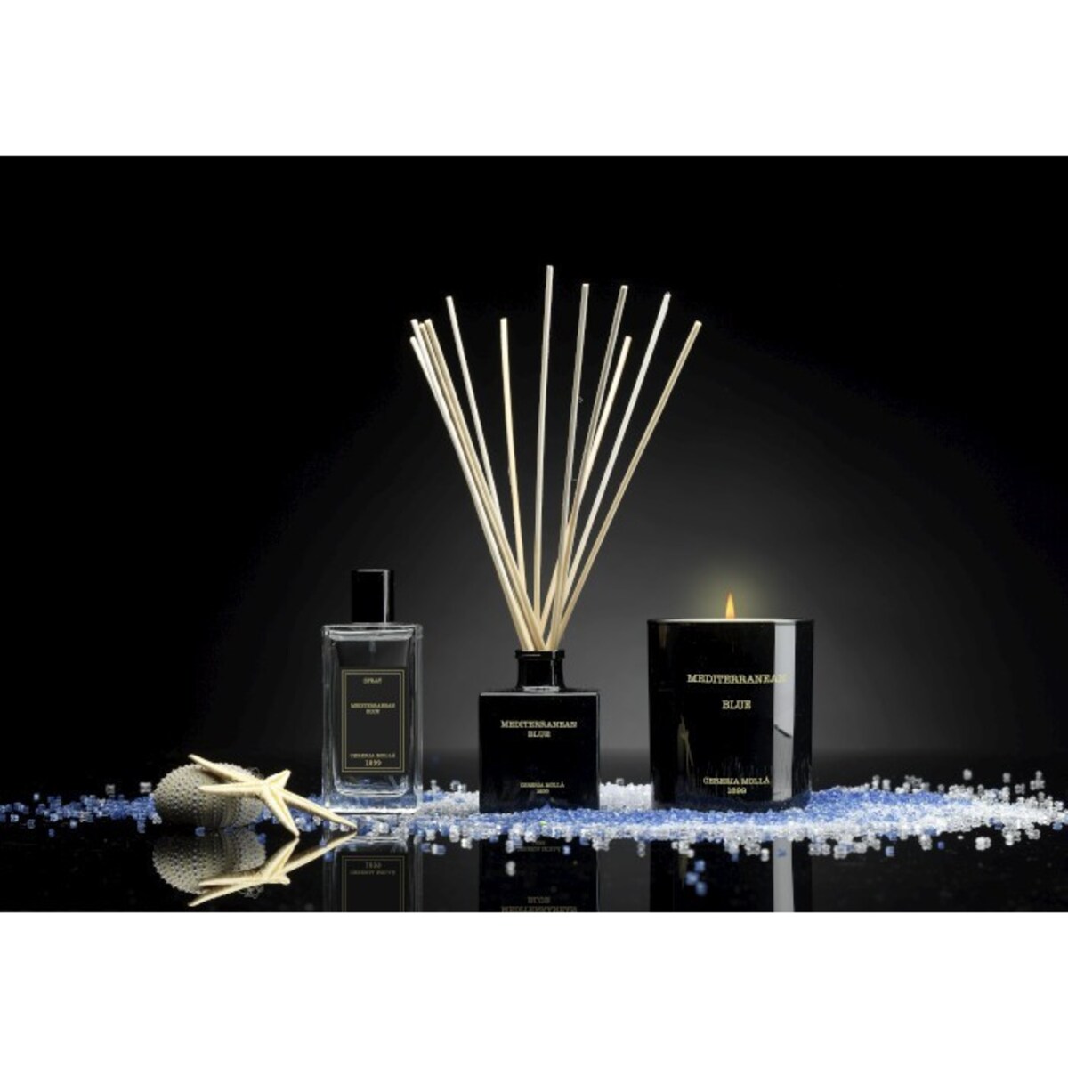 Świeca zapachowa Mediterranean Blue, 600 g, Cereria Molla