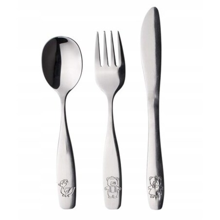 KOMPLET SZTUĆCE DLA DZIECI widelec łyżka nóż