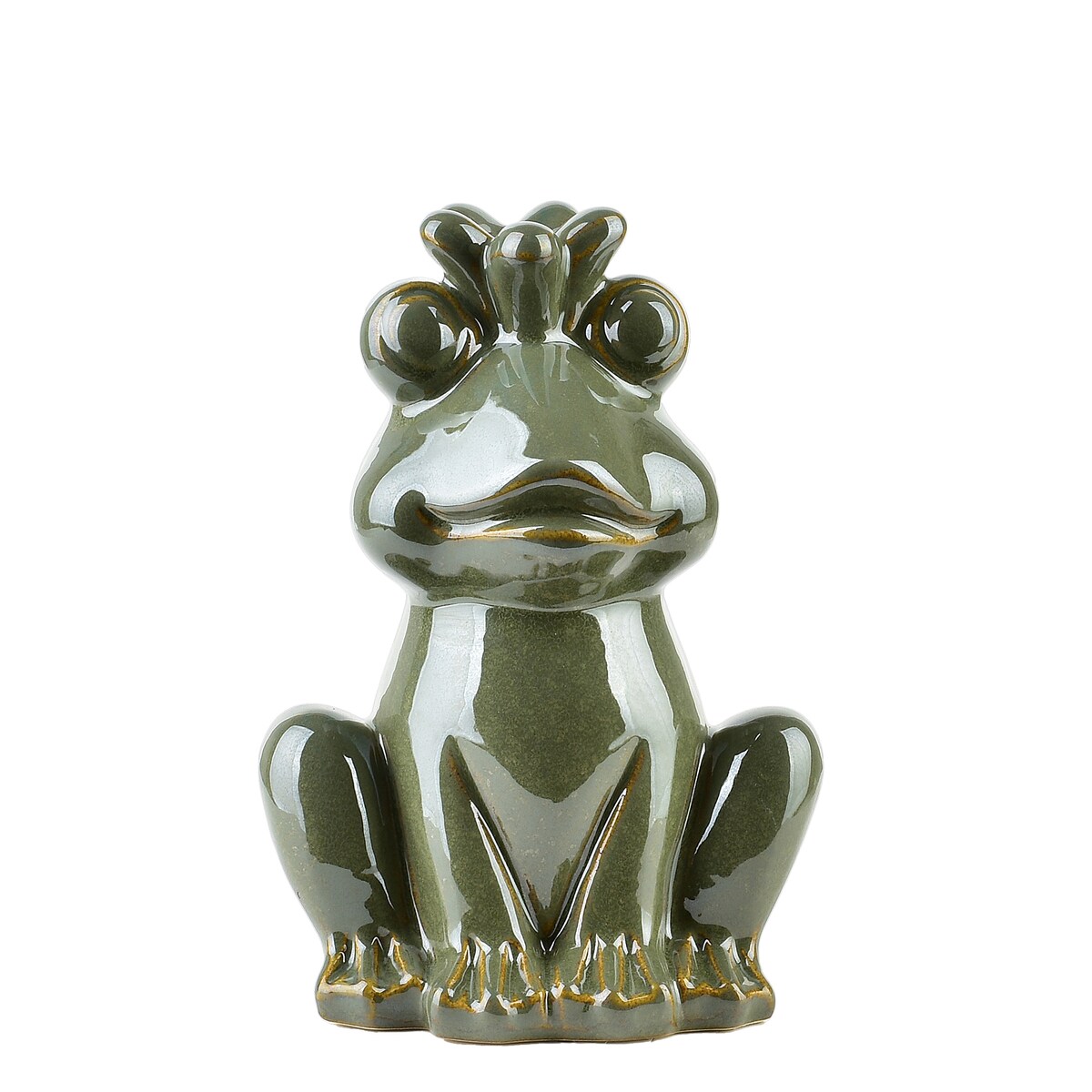 MAVE Figura żaba ceramiczna 14x10x19cm