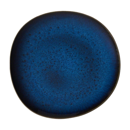 Talerz obiadowy Lave bleu Like niebieski, 28 x 28 x 2.7 cm, Villeroy & Boch