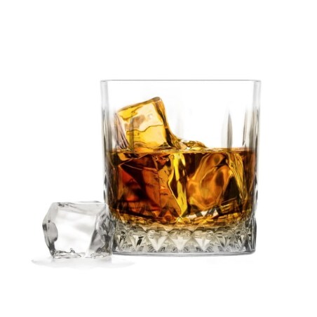 Szklanka do Whisky Brandy Niska Karbowana z Osobnym Szlifem 280 ml Glasmark